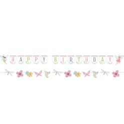 Fairy Happy Birthday Banners - Magical Forest Party Decorations