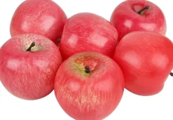 Fake Fruit Artificial Apples, Set of 6