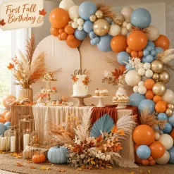 Fall Autumn Balloon Arch Kit, Thanksgiving Themed Party Decorations