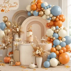 Fall Autumn Balloon Arch Kit, Thanksgiving Themed Party Decorations
