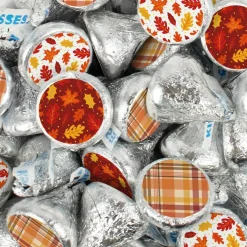 Fall Candy Party Favors Chocolate Hershey's Kisses Autumn Leaves