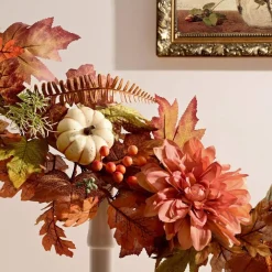 Fall Decorations for Home, Fall Garland for Mantle,Fall Garland with Lights