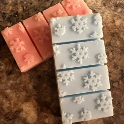 Falling Snow Wax Melt Snap Bar Silicone Mold