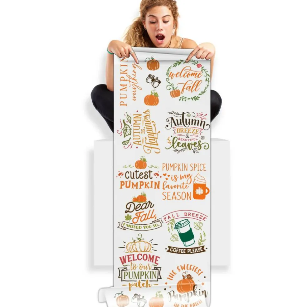 Fall into Style: 22x60 DTF Direct-to-Film Gang Sheets - Autumn Collection