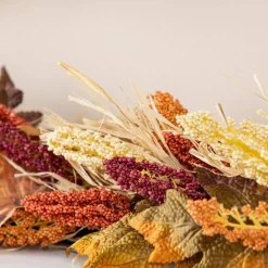 Fall Multi-Colored Sorghum Porch Tree/Garland/Teardrop Set