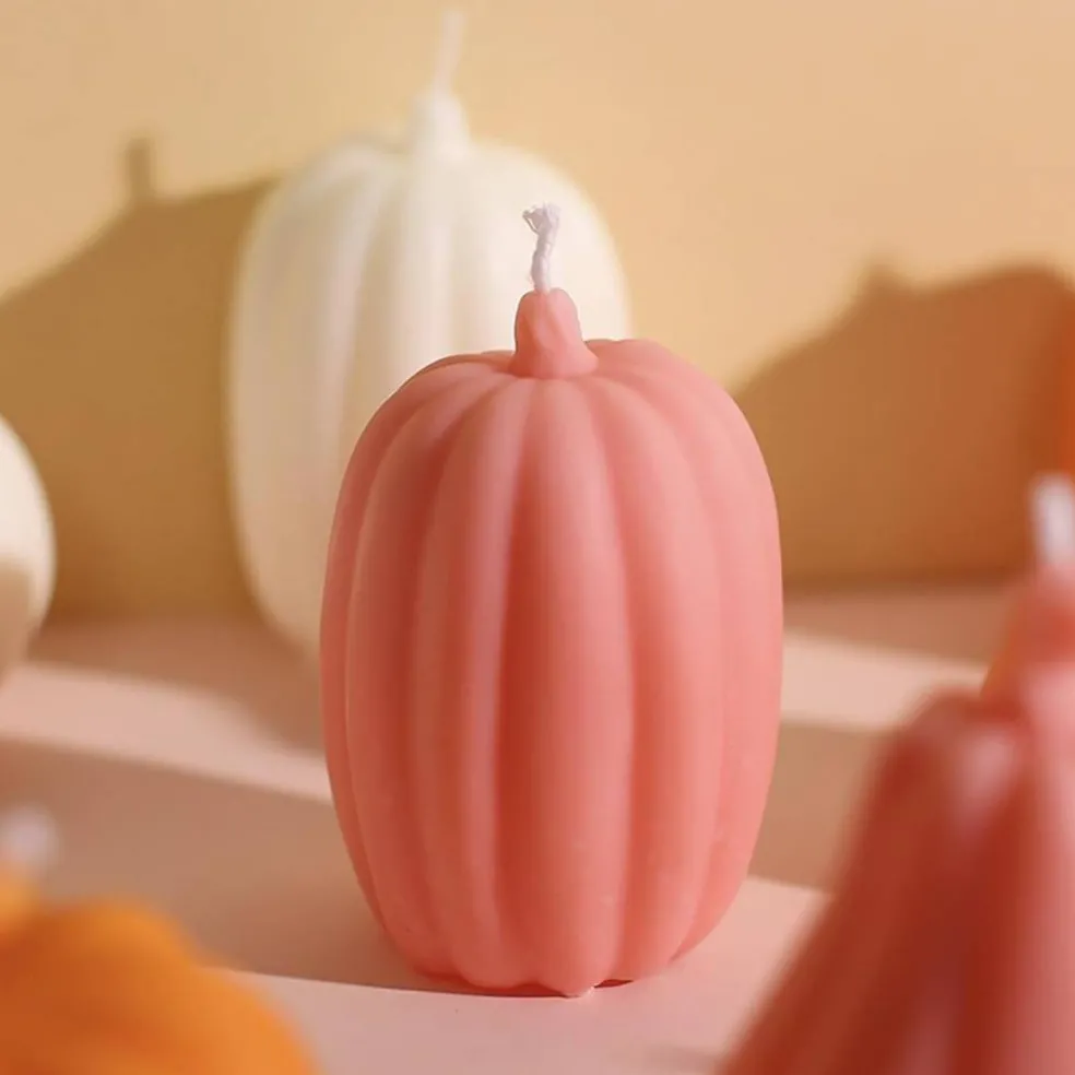 Fall Pumpkin Candle Molds (Oval)