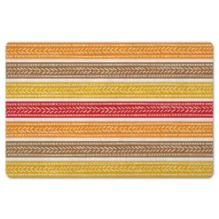 Fall Stripes Floor Mat
