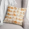 Fall Watercolor Pumpkin Throw Pillow