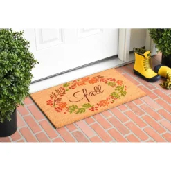 Fall Wreath Doormat