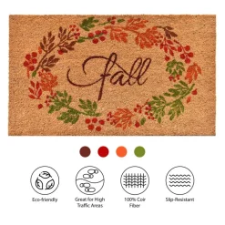 Fall Wreath Doormat