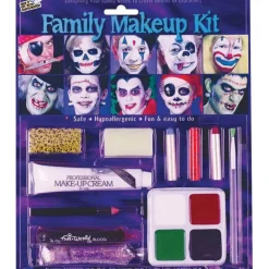 Family Halloween Makeup Kit for Costumes