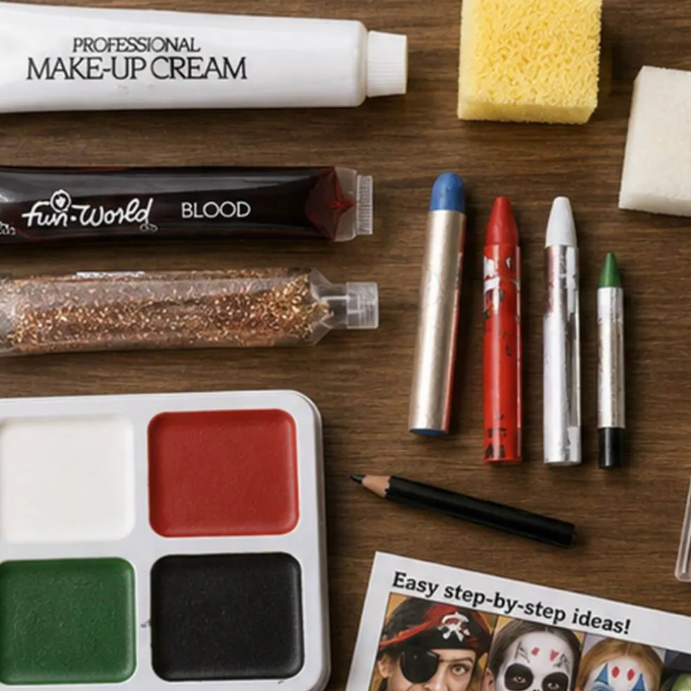Family Halloween Makeup Kit for Costumes