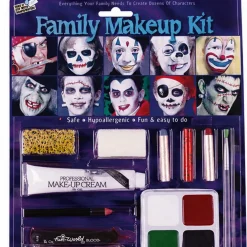 Family Halloween Makeup Kit for Costumes