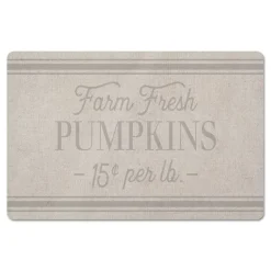 Farm Fresh Pumpkins Floor Mat