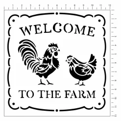 Farmhouse Stencils by Craft Smart®, 12" x 12"
