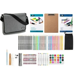 FA-59962 | Sketch & Draw Artist Satchel Art Set 165pc