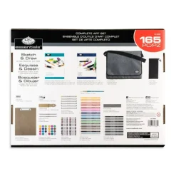 FA-59962 | Sketch & Draw Artist Satchel Art Set 165pc