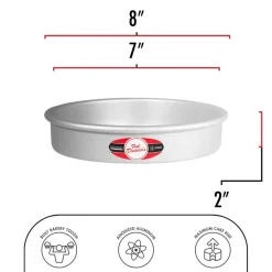 Fat Daddio's® Pro Series Bakeware Anodized Aluminum Round Cake Pan