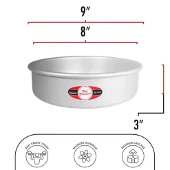 Fat Daddio's® Pro Series Bakeware Anodized Aluminum Round Cake Pan