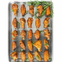 Fat Daddio's® ProSeries Bakeware Half Sheet Baking, Roasting & Cooling Rack