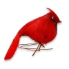 Feathered Bird Accent Decor 4"