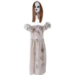3 Feet Light Up Hanging Red Haired Girl Doll with Separated Head