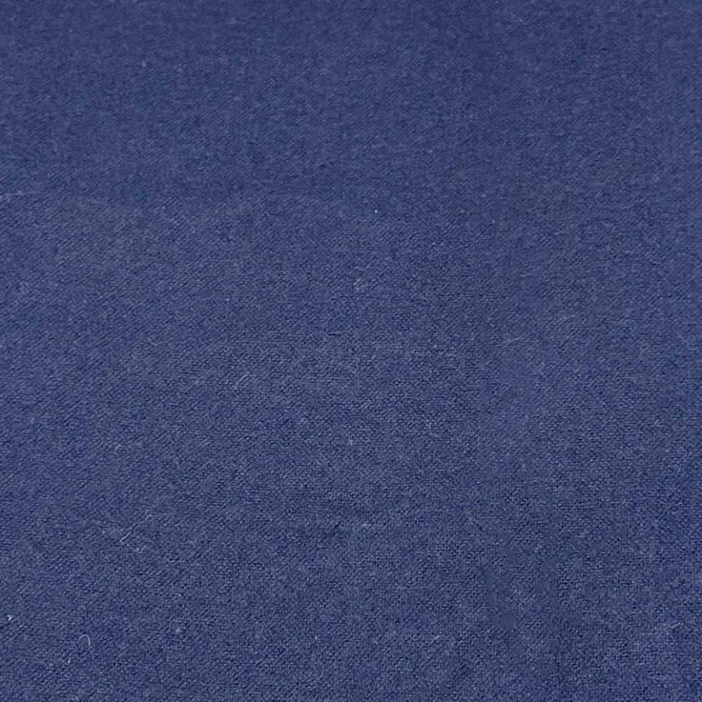 Feldman Navy Solid Cotton Flannel