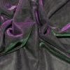 Feldman Purple & Green Metallic Knit Fabric