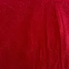 Feldman Red Sparkle Stretch Velvet Fabric