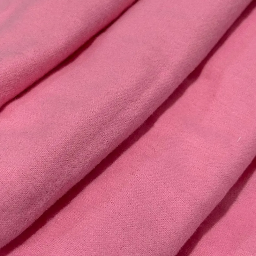 Feldman Solid Yarn-Dyed Cotton Flannel Fabric