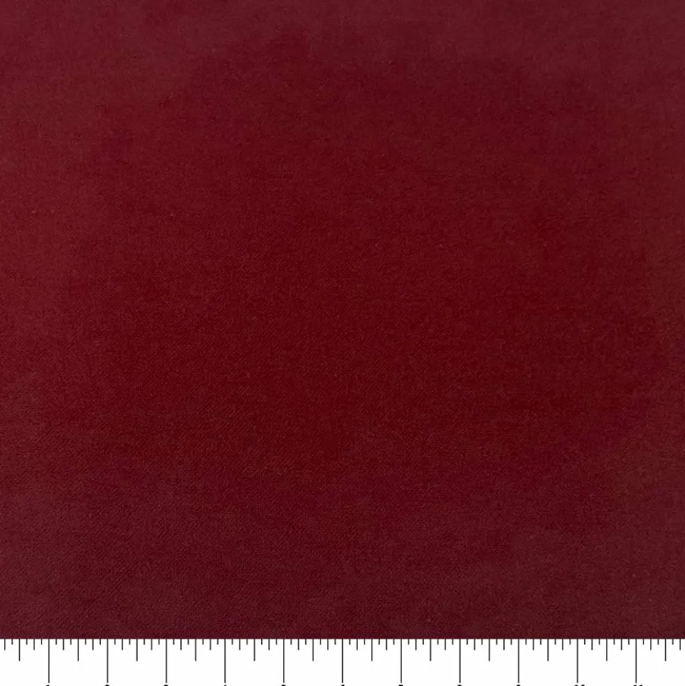 Feldman Solid Yarn-Dyed Cotton Flannel Fabric