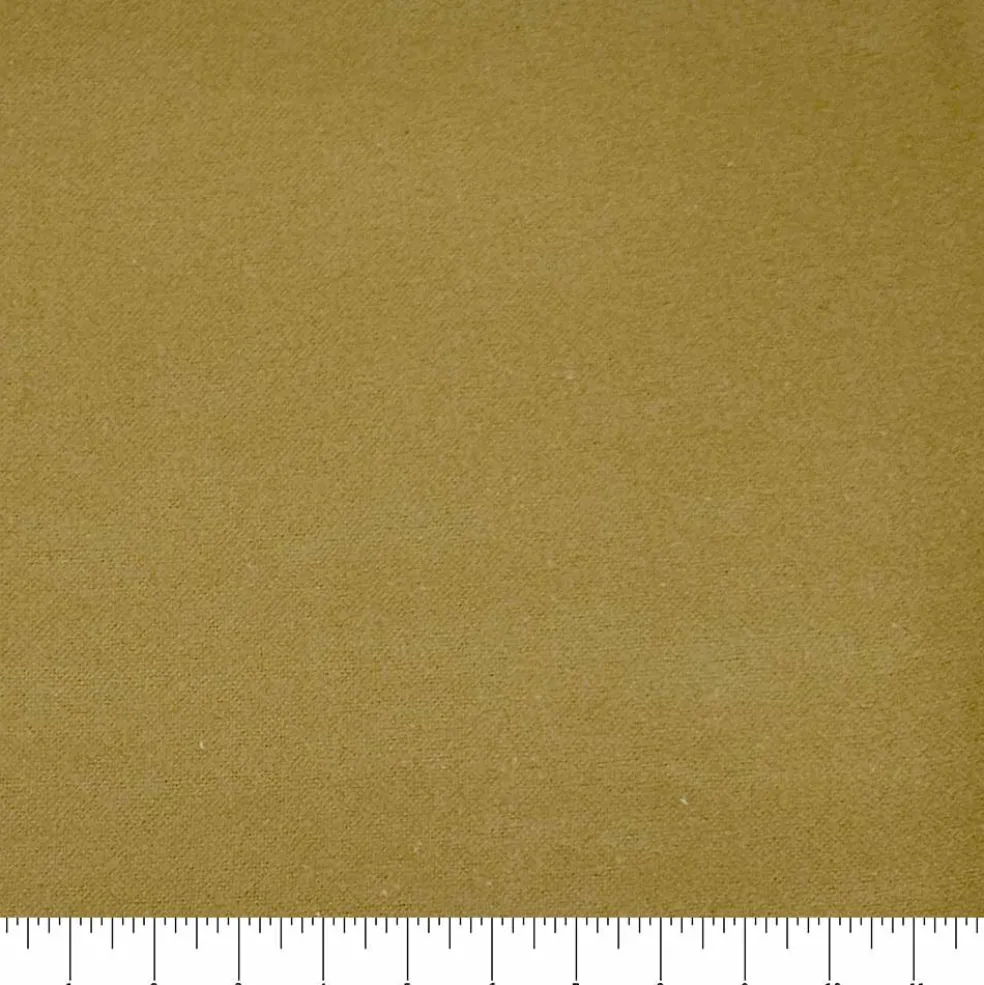 Feldman Solid Yarn-Dyed Cotton Flannel Fabric