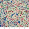 Feldman White Paisley Cotton Flannel