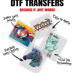 Female Valentine Horror Queen DTF Transfer 22x60 - Direct-to-Film Gang Sheet, Ready-to-Press Horror Valentine Design for Apparel