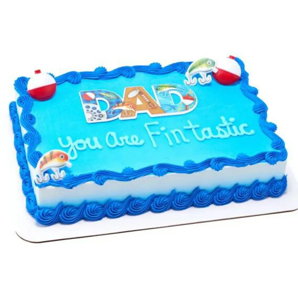Fishing Lure and Bobbers Cupcake Cake Decorating Rings 144 Pieces
