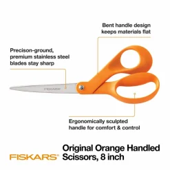 Fiskars® Premier Original Orange-Handled Scissors