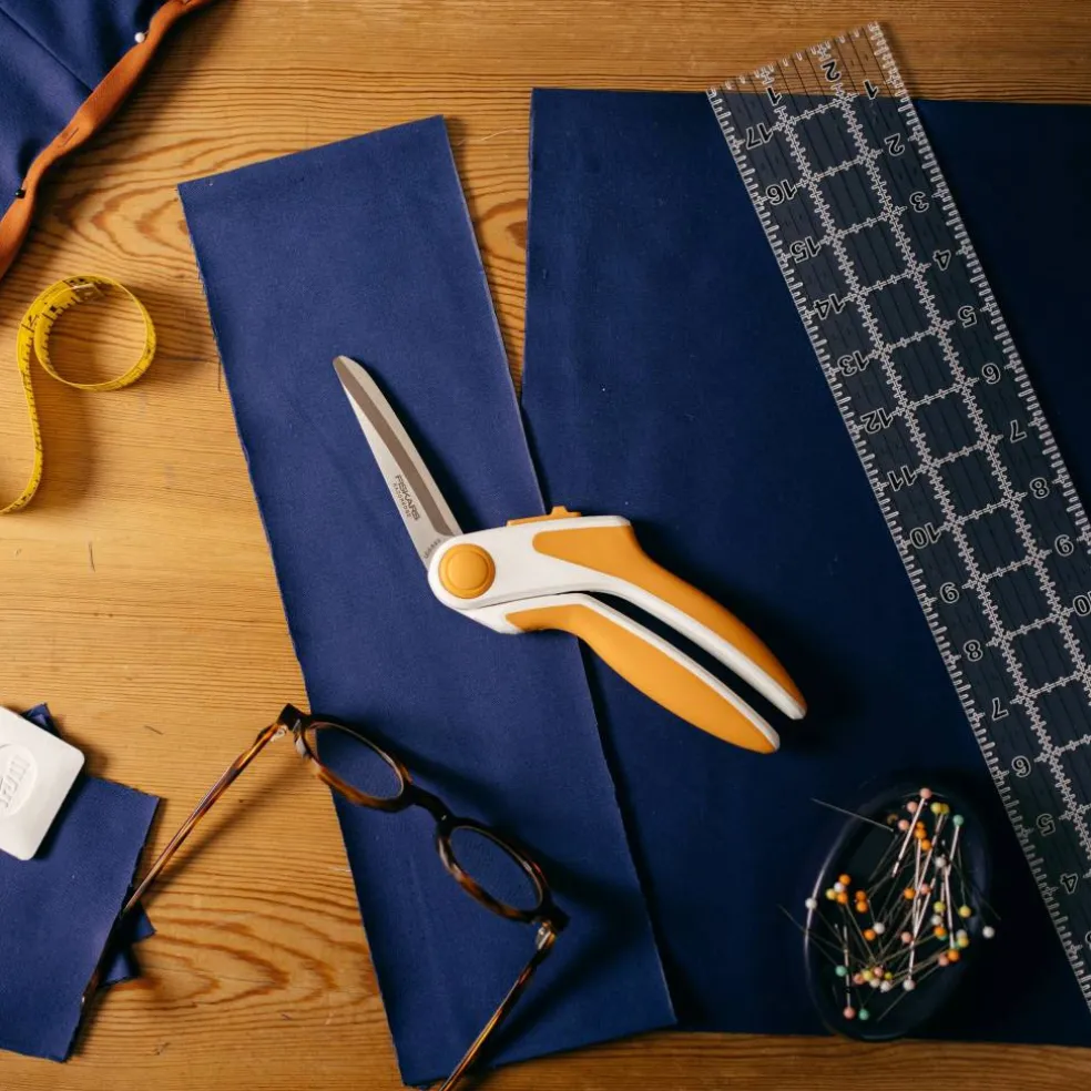 Fiskars® RazorEdge Easy Action™ Fabric Shears for Tabletop Cutting, 8"