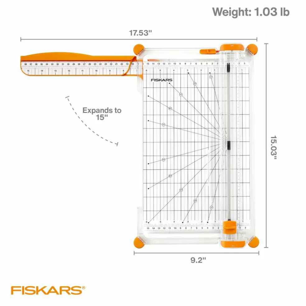 Fiskars® SureCut™ Deluxe Paper Trimmer