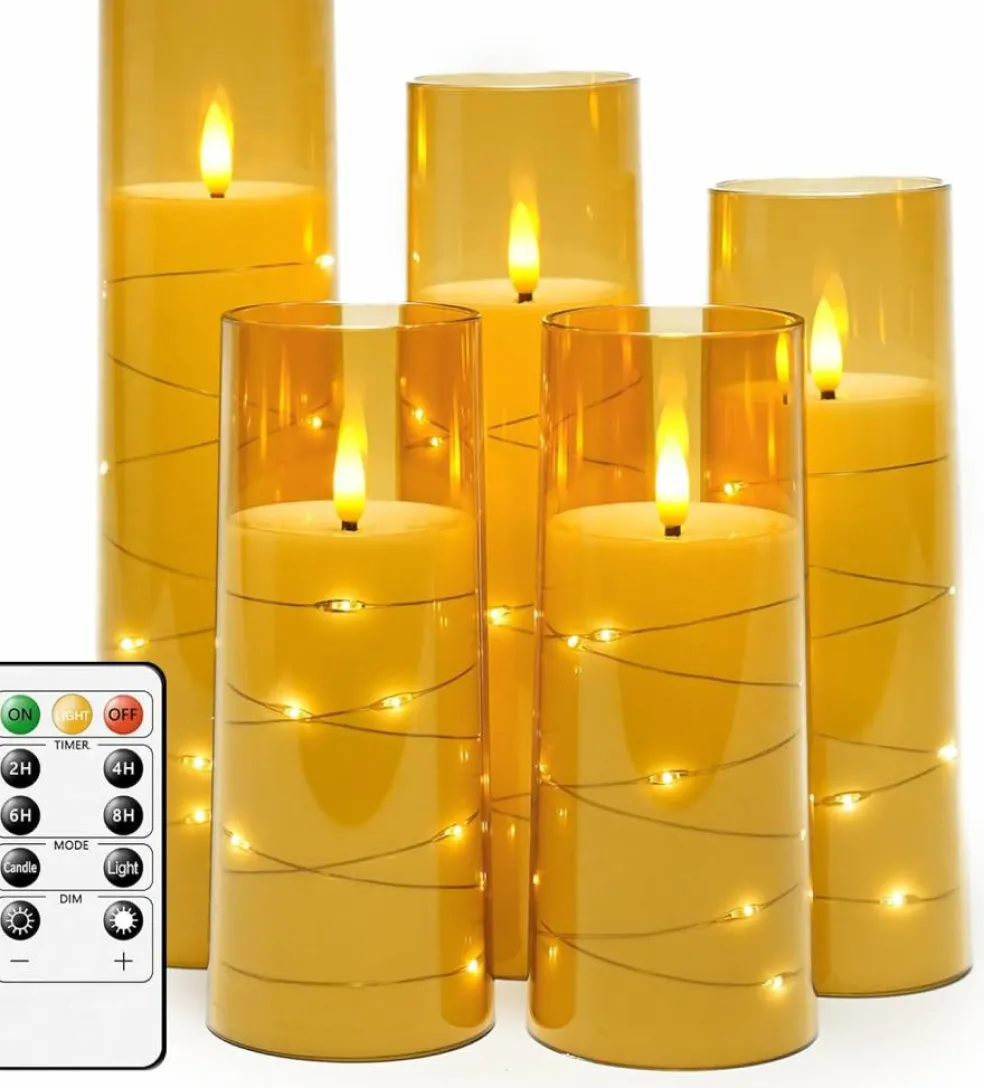 Flameless LED Candles with Timer