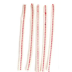 3/8" Flat Cotton Wick for Oil Lamps with a #00 Burner and Lanterns Pack of 5