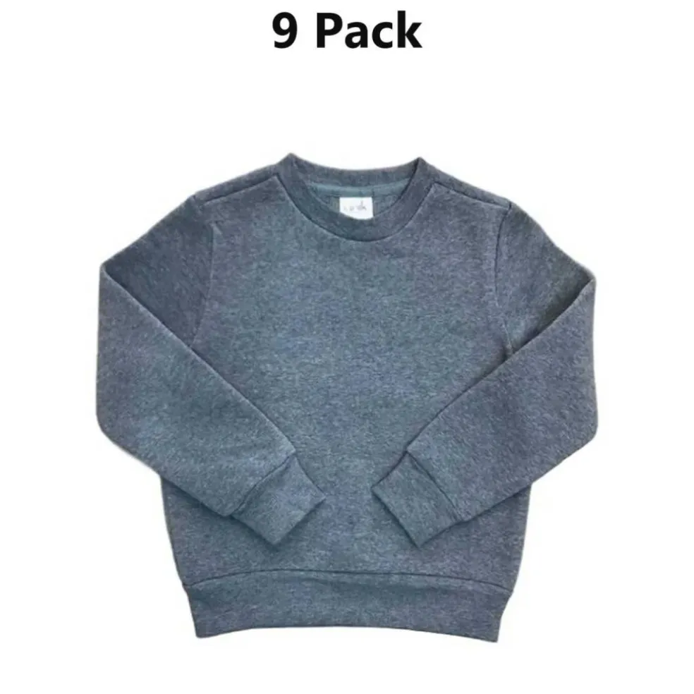 Fleece Unisex Crewneck Cozy & Warm School Pullover Sweatshirt