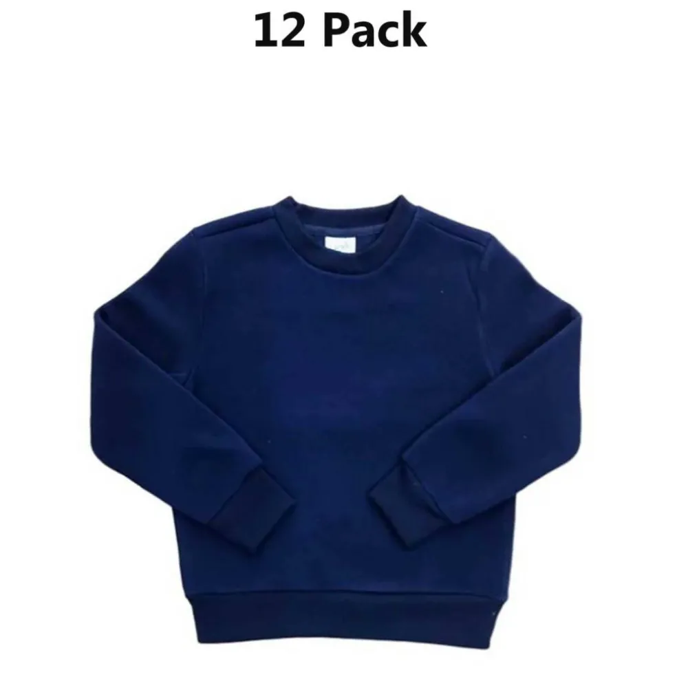 Fleece Unisex Crewneck Cozy & Warm School Pullover Sweatshirt