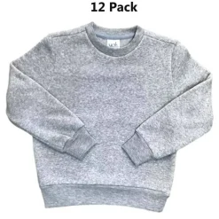 Fleece Unisex Crewneck Cozy & Warm School Pullover Sweatshirt