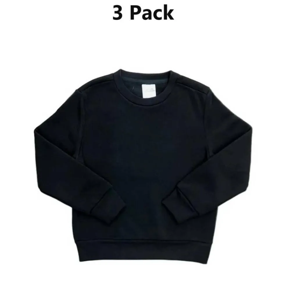 Fleece Unisex Crewneck Cozy & Warm School Pullover Sweatshirt