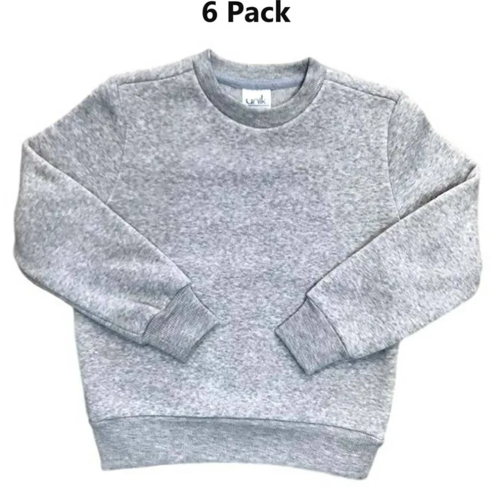 Fleece Unisex Crewneck Cozy & Warm School Pullover Sweatshirt
