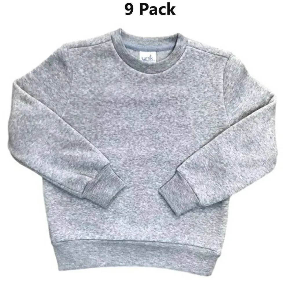 Fleece Unisex Crewneck Cozy & Warm School Pullover Sweatshirt