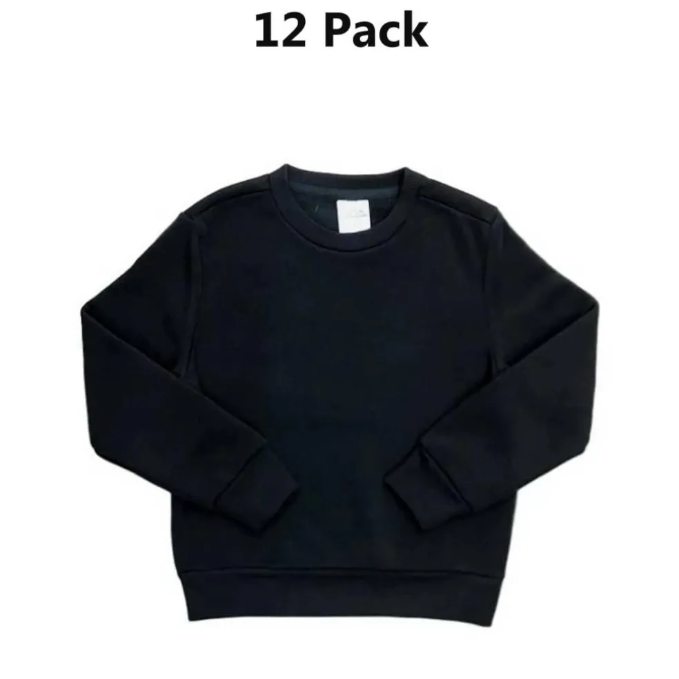 Fleece Unisex Crewneck Cozy & Warm School Pullover Sweatshirt