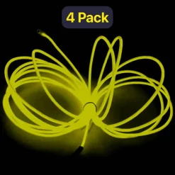 FlexiShine 6ft Neon Glow Wire Wearable & Fun Battery LED Decor