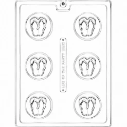 Flip Flop Summer Cookie Mold – 6 Cavity Dipped Oreo Cookie & Chocolate Mold