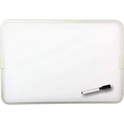 Flipside Aluminum Framed 9'' x 12'' Two-Sided Magnetic Dry Erase Board with Pen, 3ct.